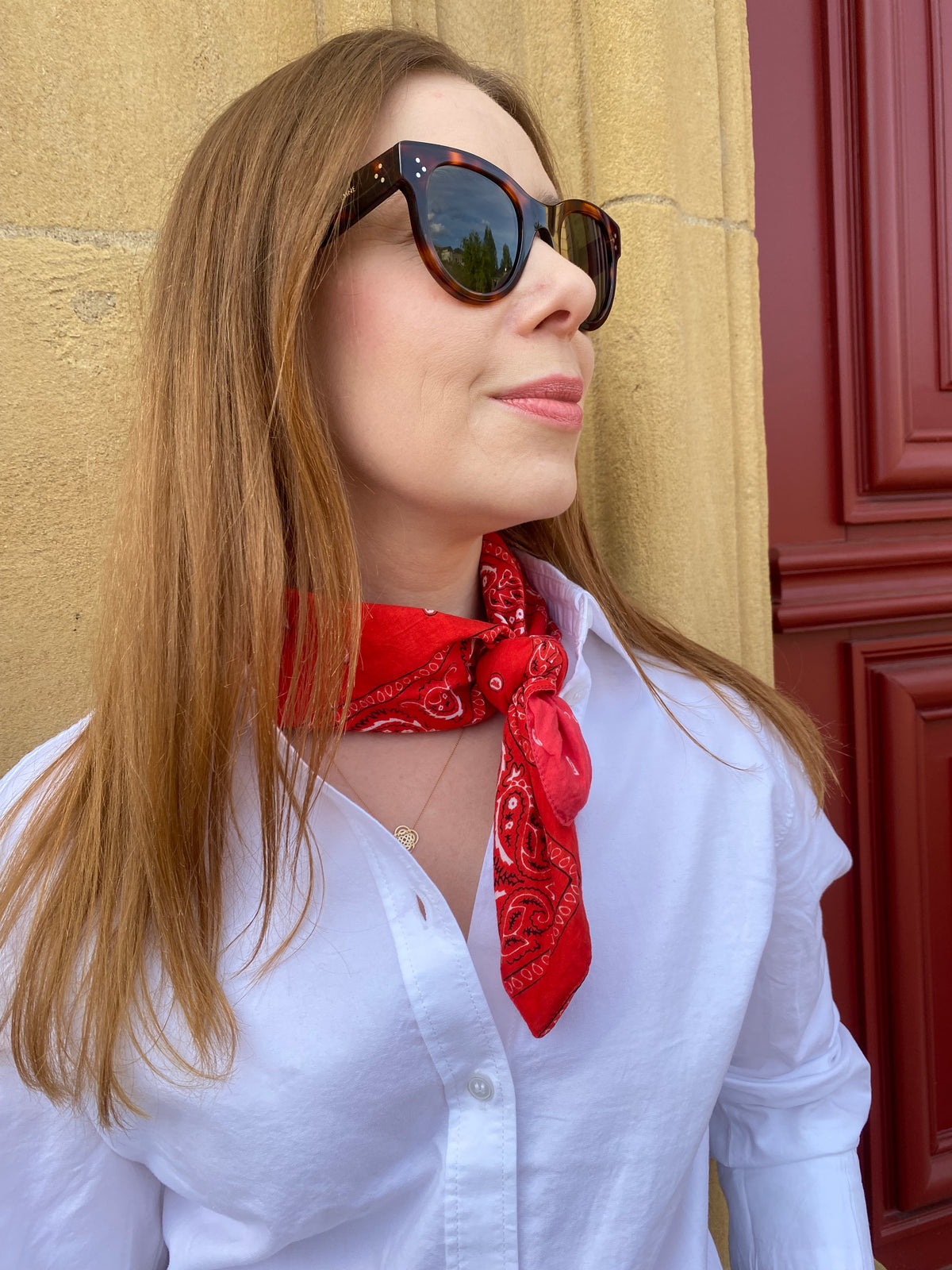 bandana-petit-foulard-personnalisable-et-reversible-imprime-bandana-rouge-et-bandana-rose-maran-coton-block-print-made-in-france-collection-bandana-bloom