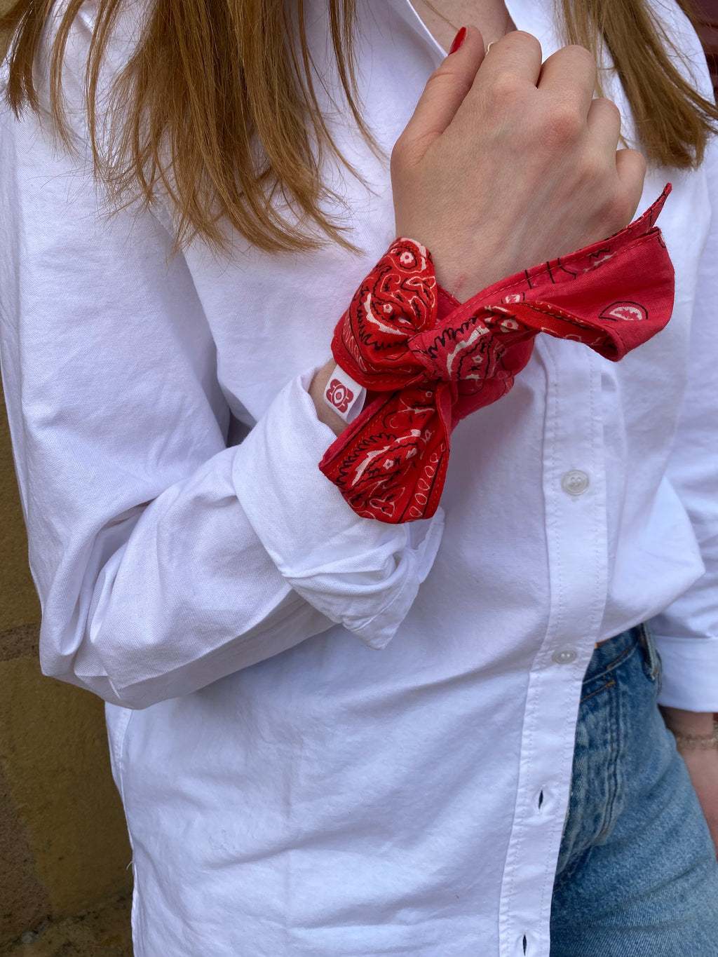 bracelet-twilly-reversible-kavi-bandana-rouge-et-bandana-rose-femme-collection-bandana-bloom-coton-block-print-savoir-faire-confection-francaise