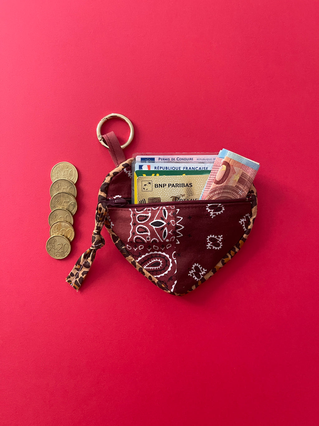 Grigri porte-monnaie cœur KAMA