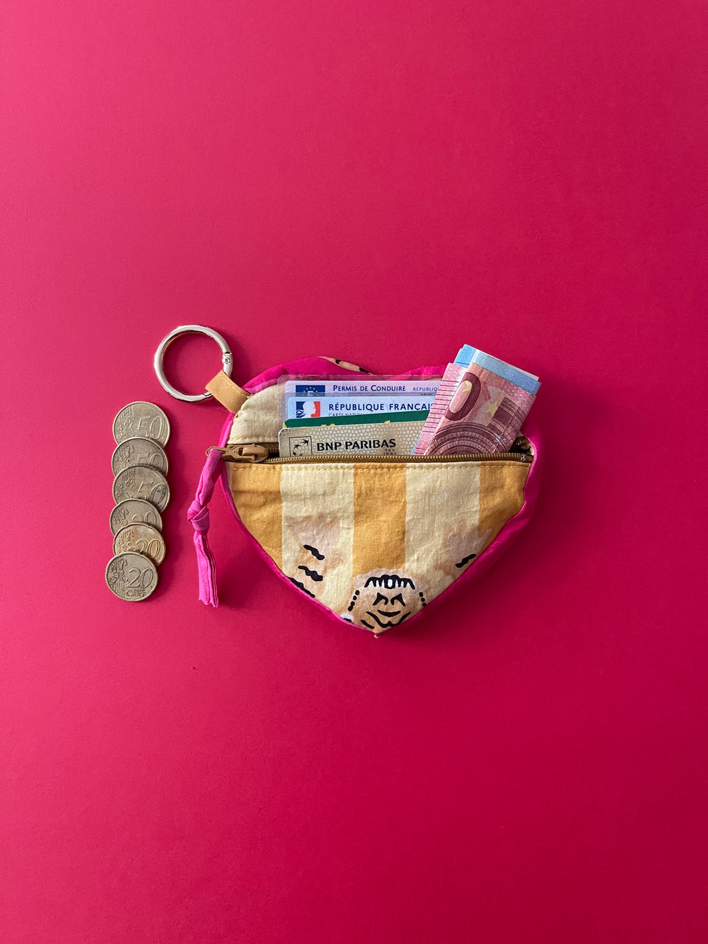 Grigri porte-monnaie cœur KAMA