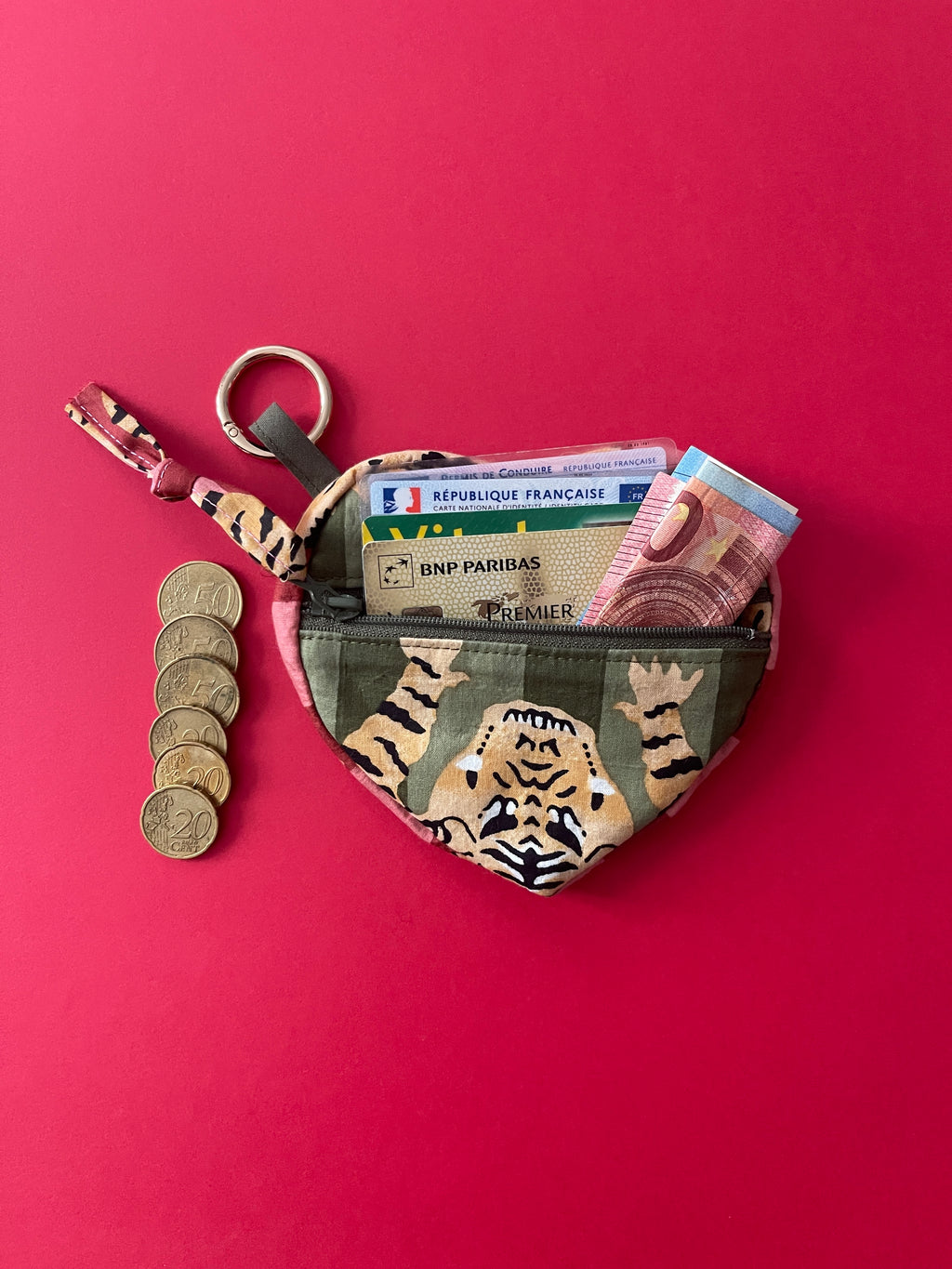 Grigri porte-monnaie cœur KAMA