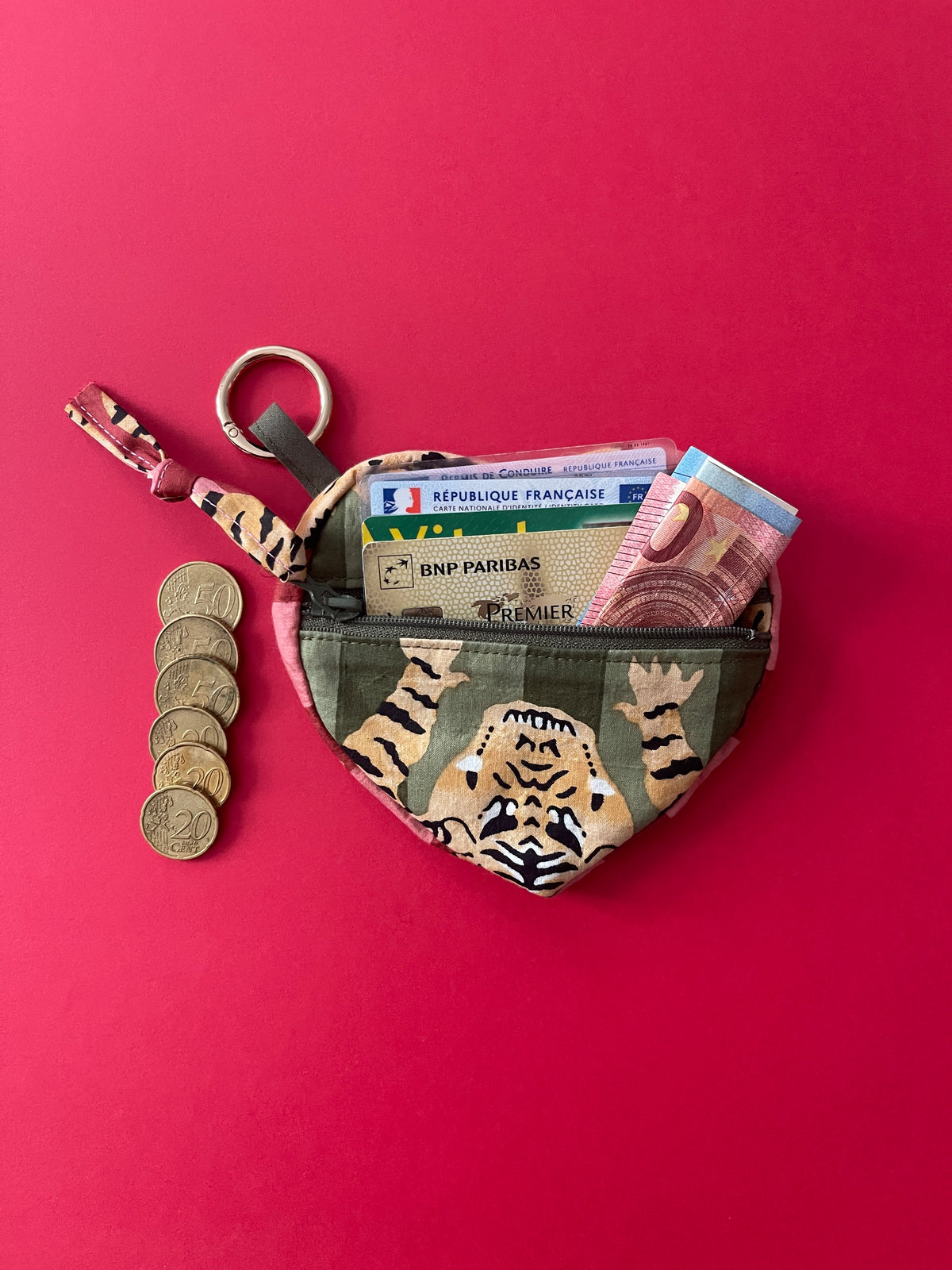 Grigri porte-monnaie cœur KAMA