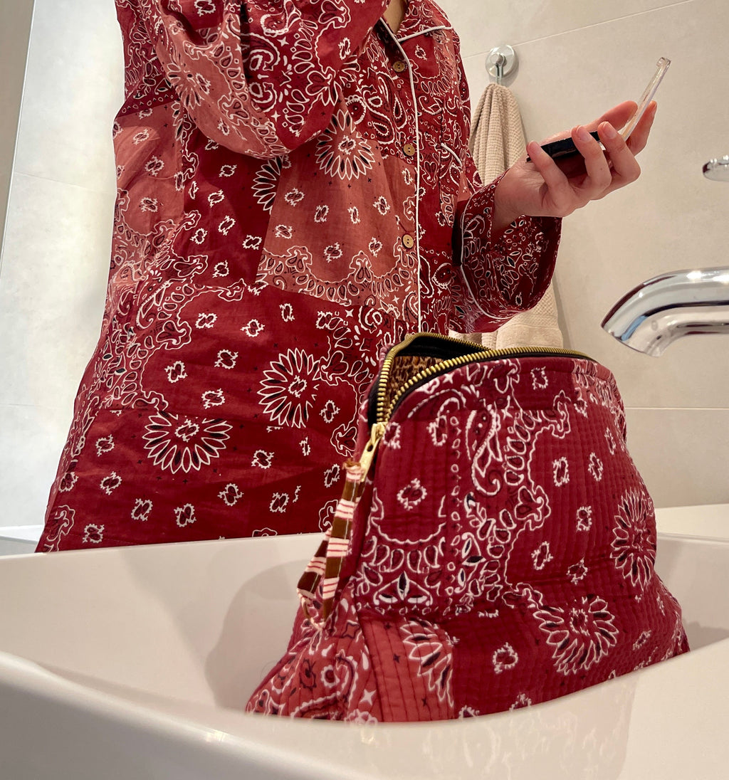 Pochette coton matelassé Meera