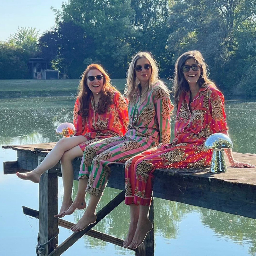 Pyjama pantalon femme Hari en coton – homewear artisanal indien