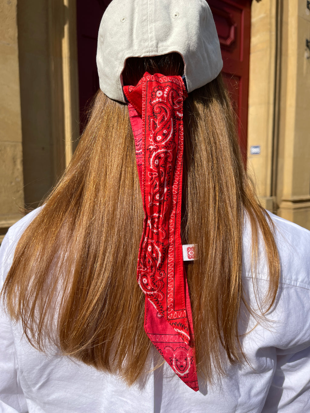 twilly-reversible-kavi-bandana-rouge-et-bandana-rose-femme-collection-bandana-bloom-coton-block-print-savoir-faire-confection-francaise